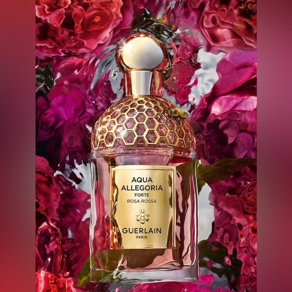 Guerlain Aqua Allegoria Forte Rosa Rossa in Gold and Pink